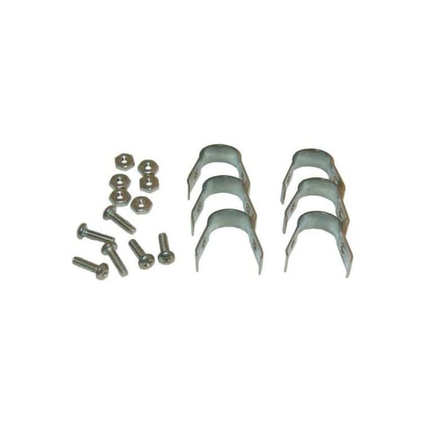 Allpoints 26-1542 7/16" Bulb Clamp - 6/Pack